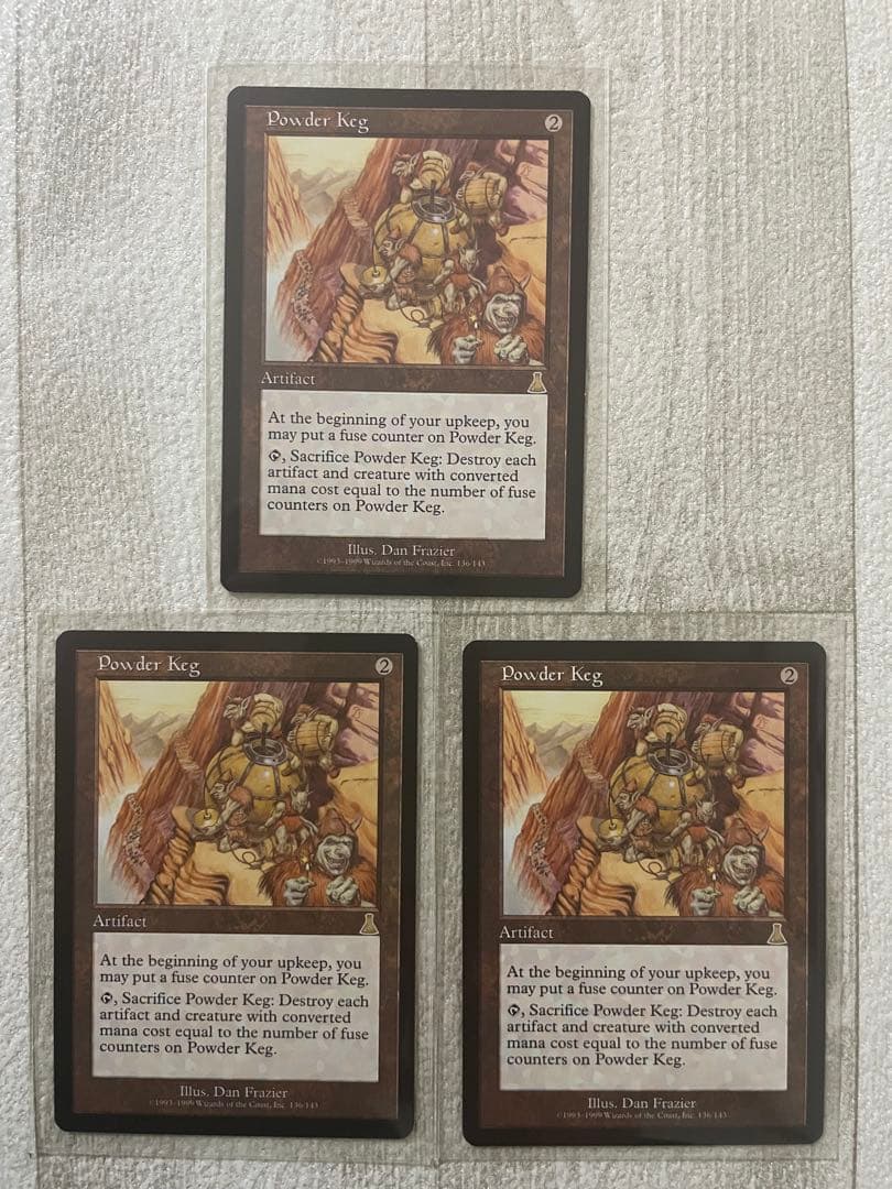 MTG 火薬樽 Powder Keg 英語版 3枚セット UDS