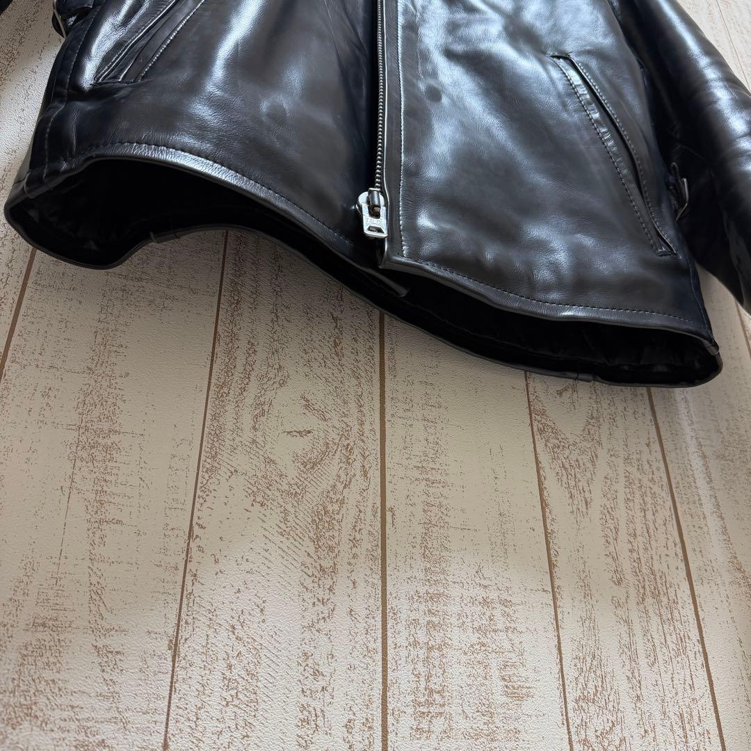 美品 インディアンモーターサイクル　馬革　シングルレザージャケット　ホースハイド