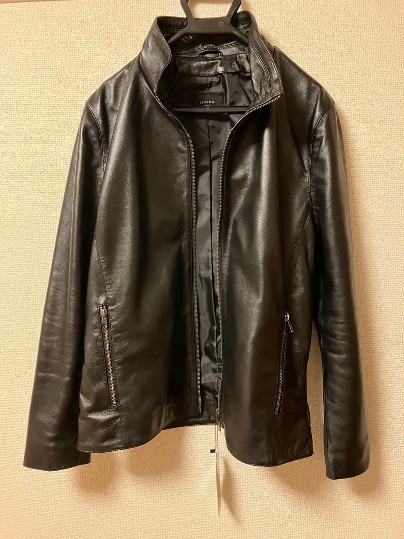 リューグーレザーズ 新品タグ付き 本革ジャケット 羊革 3L