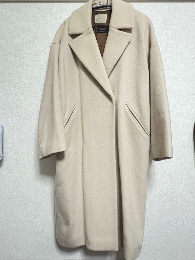 IENAイエナ MANTECO ロング オーバー チェスターコート