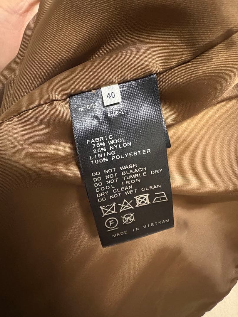 IENAイエナ MANTECO ロング オーバー チェスターコート