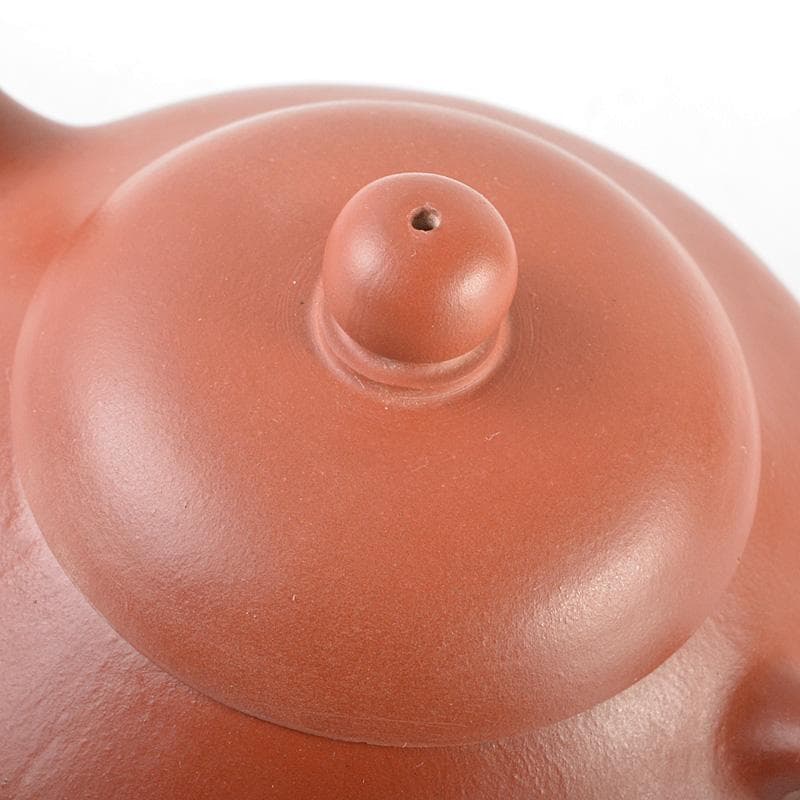 中国　紫砂　朱泥　急須　茶壷　在銘　V　R5600