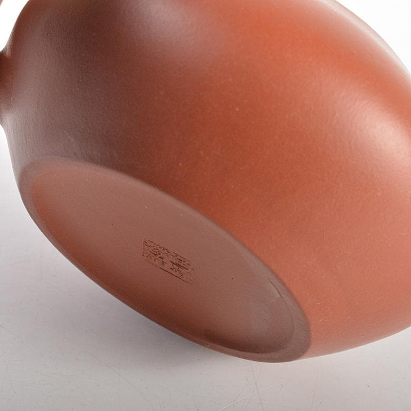 中国　紫砂　朱泥　急須　茶壷　在銘　V　R5600