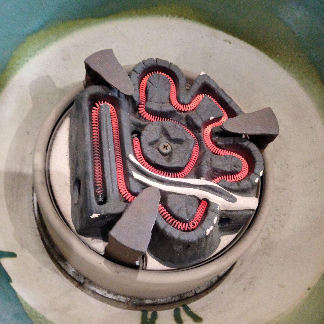 10 　野々田商店　合金製面取風炉　電熱器 茶道具　お茶