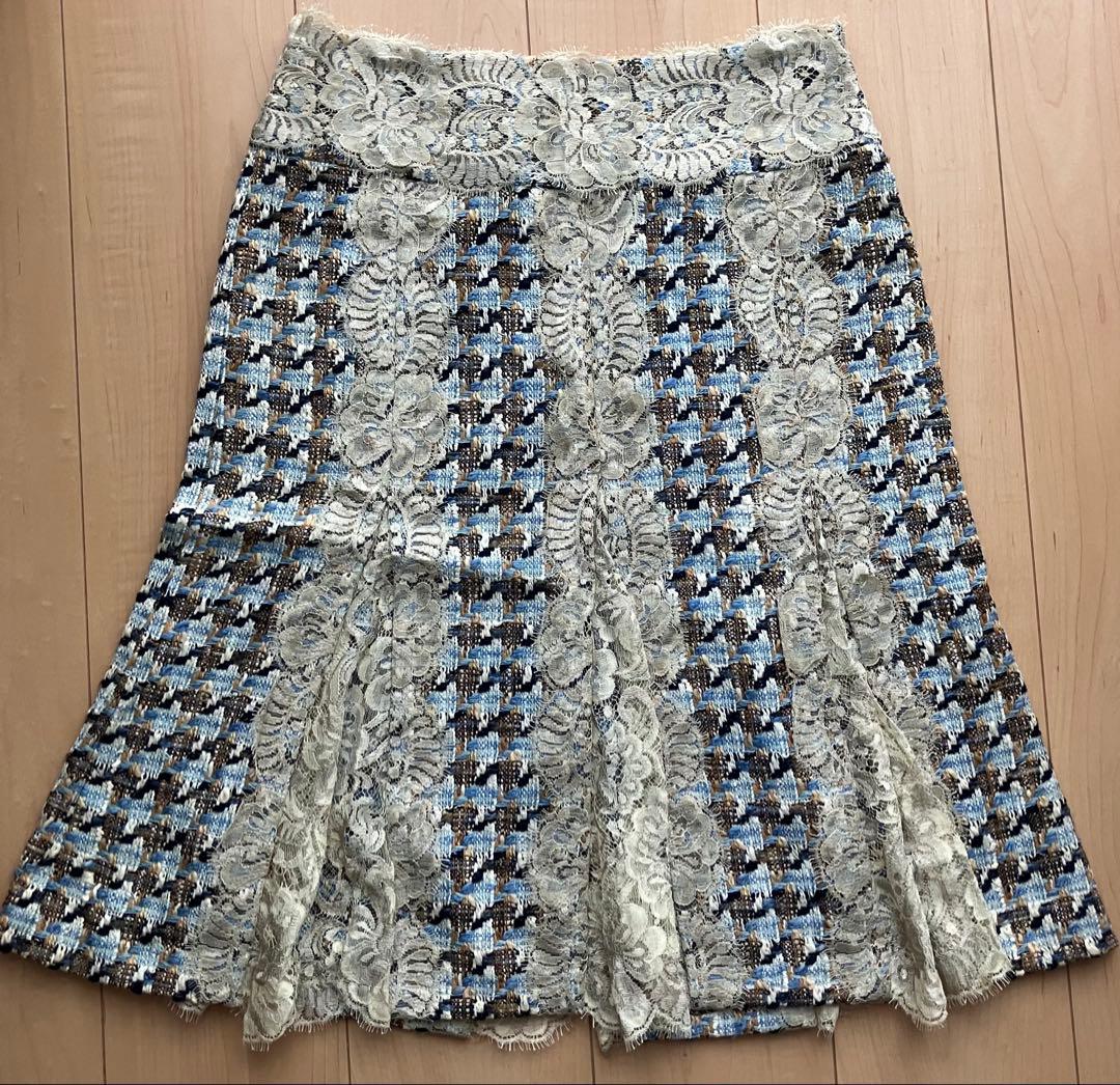 Dolce and Gabbana レディース膝丈スカート ツイード