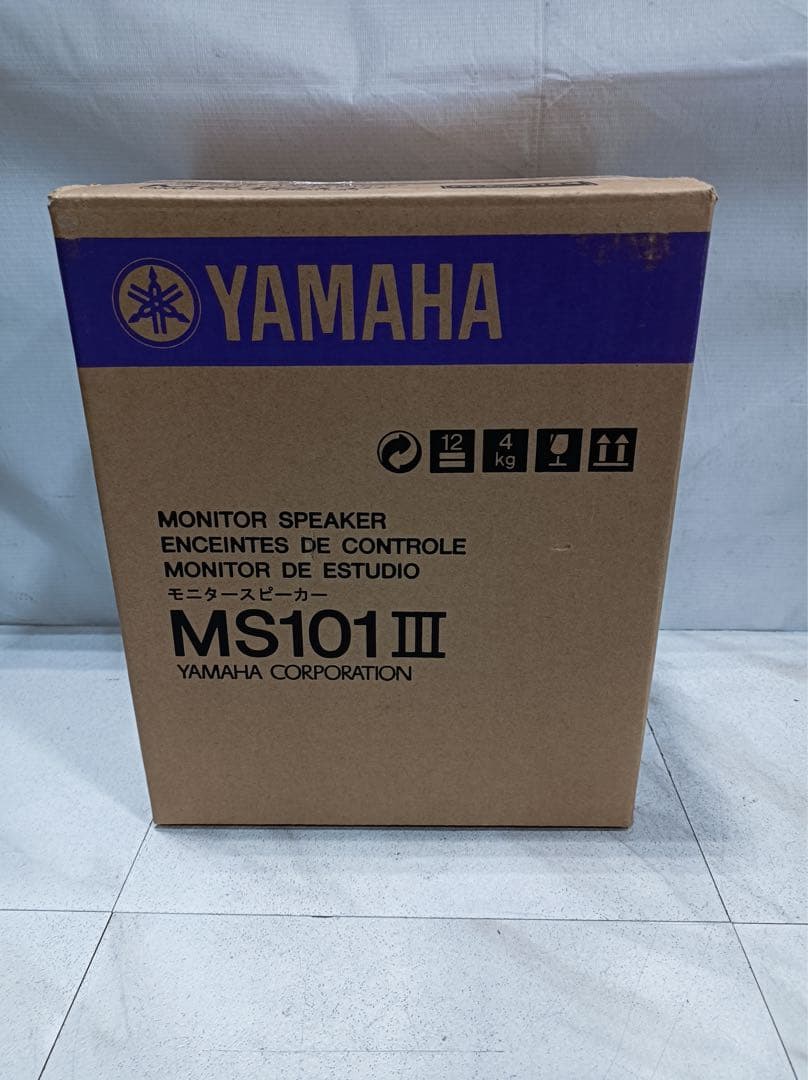 八6651【未使用品】 YAMAHA ヤマハモニタースピーカー MS101Ⅲ