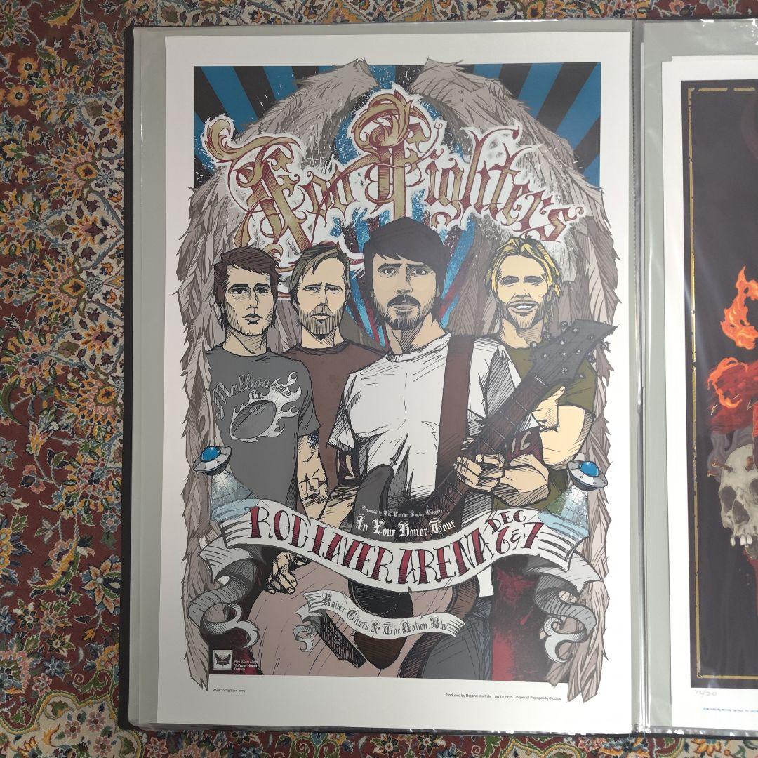 Foo Fighters / QOTSA 海外コンサートポスターセット