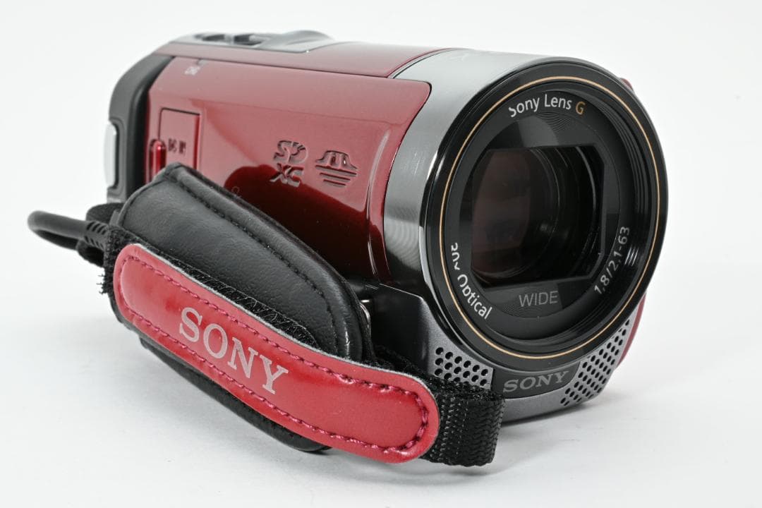 【極美品】SONY Handycam HDR-CX180　レッド　新品級！