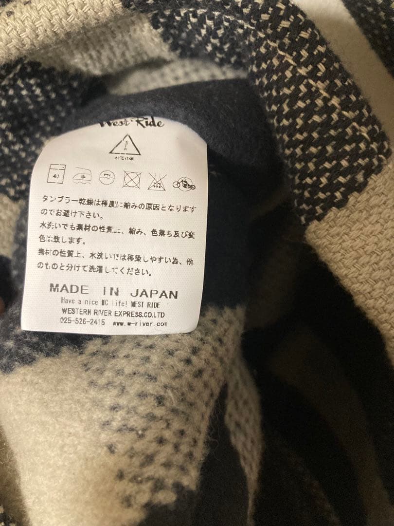 WESTRIDE ウエストライド チェック ジャケット L