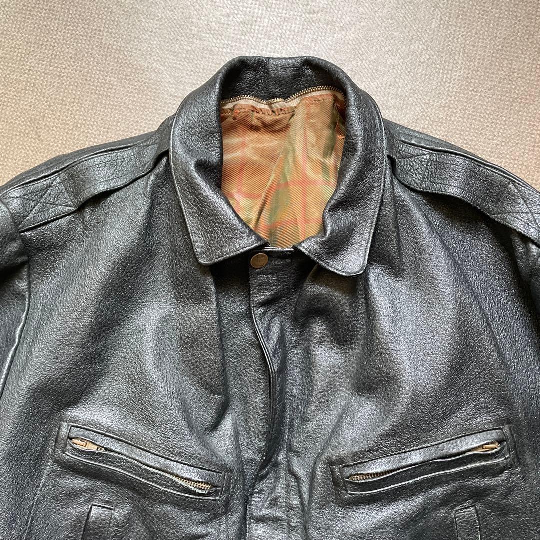 【希少】80年代 C.P.Company レザーブルゾン ジャケット 50