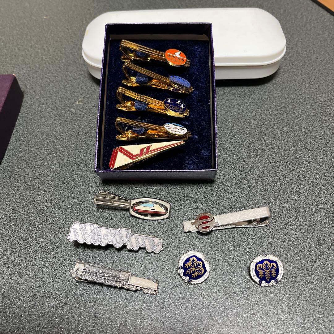 鉄道関連　ネクタイピン　記念メダル