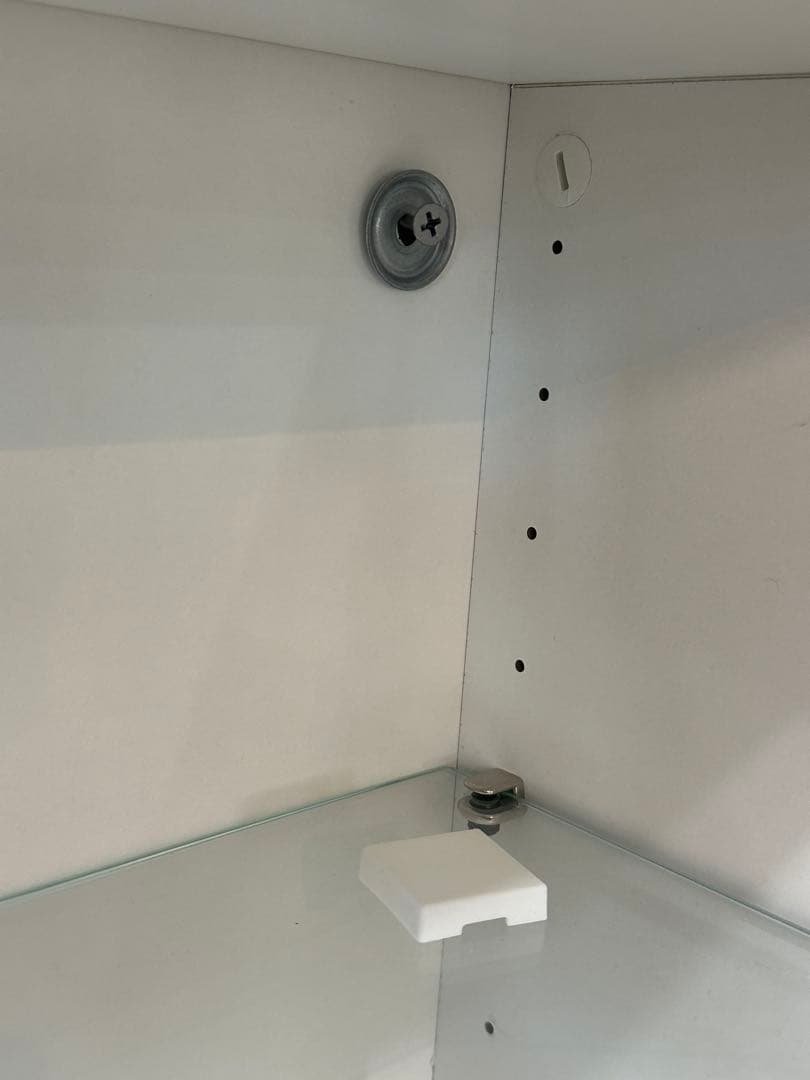 A 【東京都内23区配送無料】棚　収納　陳列　リビング　キッチン　食器棚　ガラス