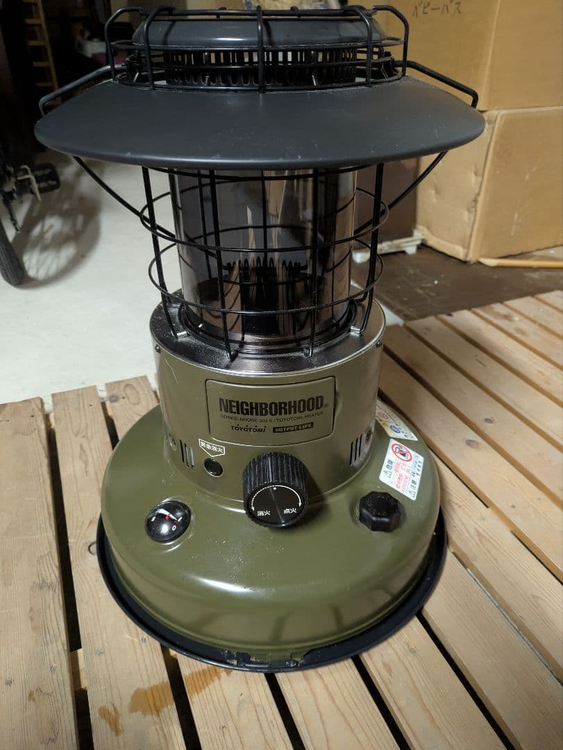NEIGHBORHOOD ストーブ オリーブグリーン　ケース付