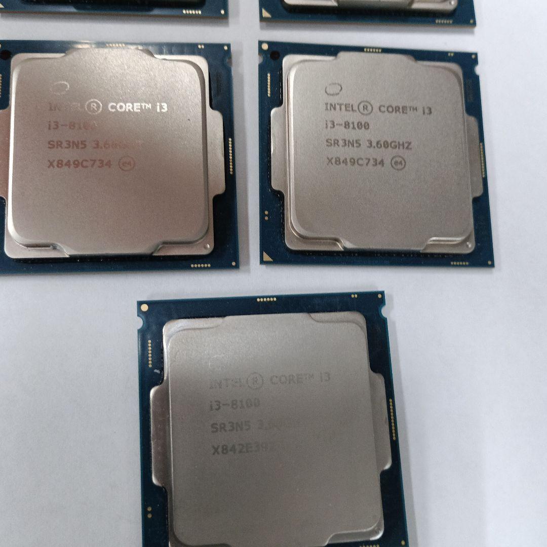 Intel Core i3-8100 CPU SR3N5 3.60GHz　5個