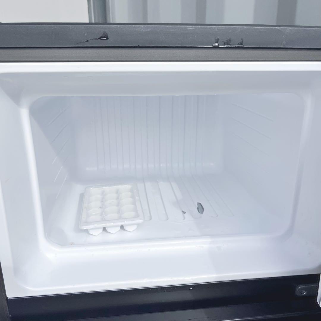 365取付無料！完動品！スタイリッシュブラック小さめ冷蔵庫洗濯機セット