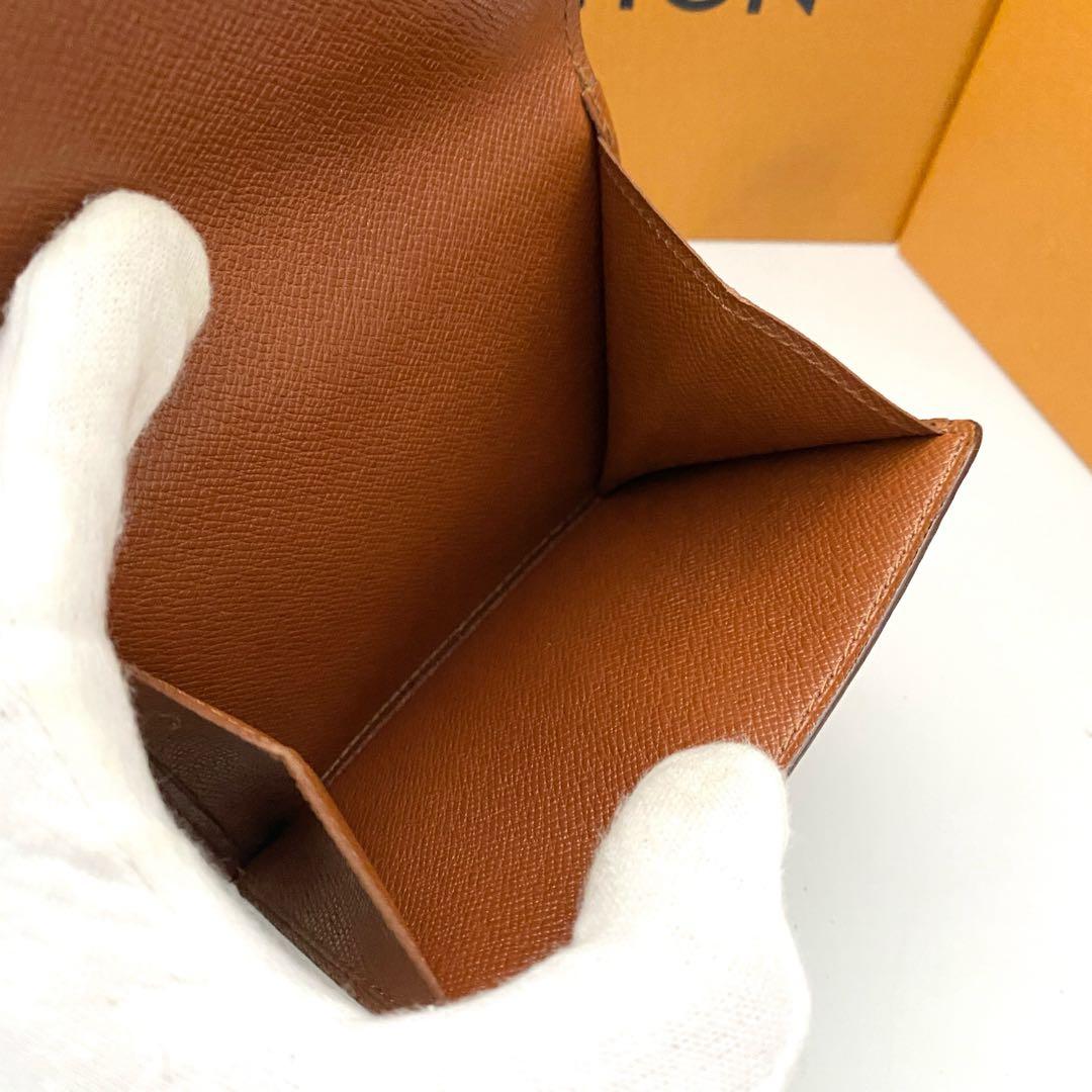 訳あり未使用品　ルイヴィトン　モノグラム　エリーズ　折り財布　wホック