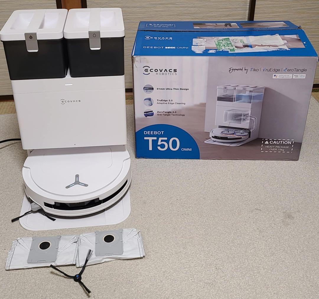 [未使用] ECOVACS DEEBOT T50 OMNI ロボット掃除機