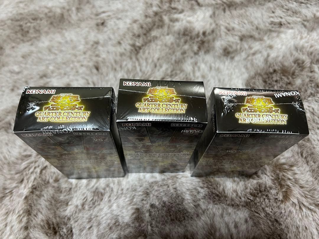 遊戯王 クォータリーセンチュリーアートコレクション 3box
