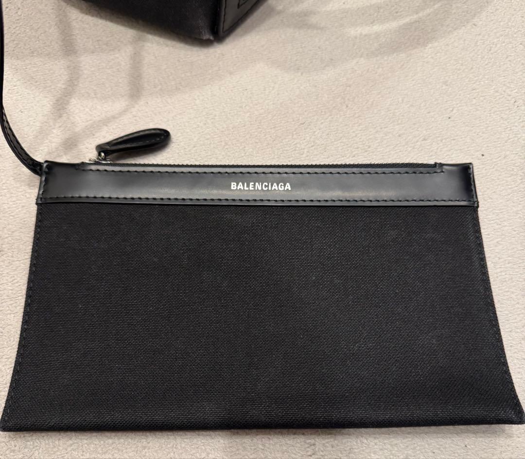 BALENCIAGA ネイビーカバス バッグS