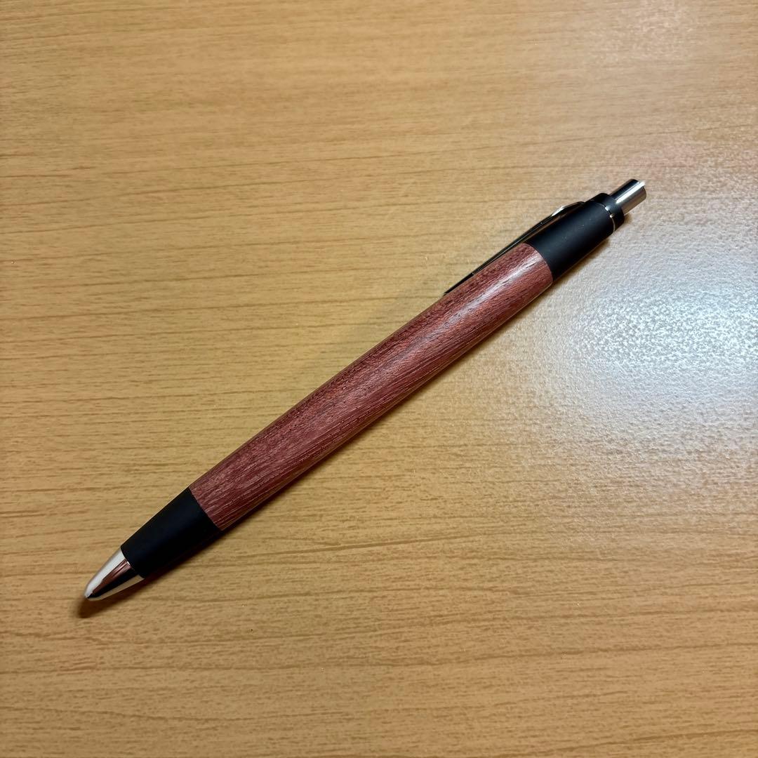 野原工芸 パープルハート シルバー金具 新型シャープペンシル 固定式口金