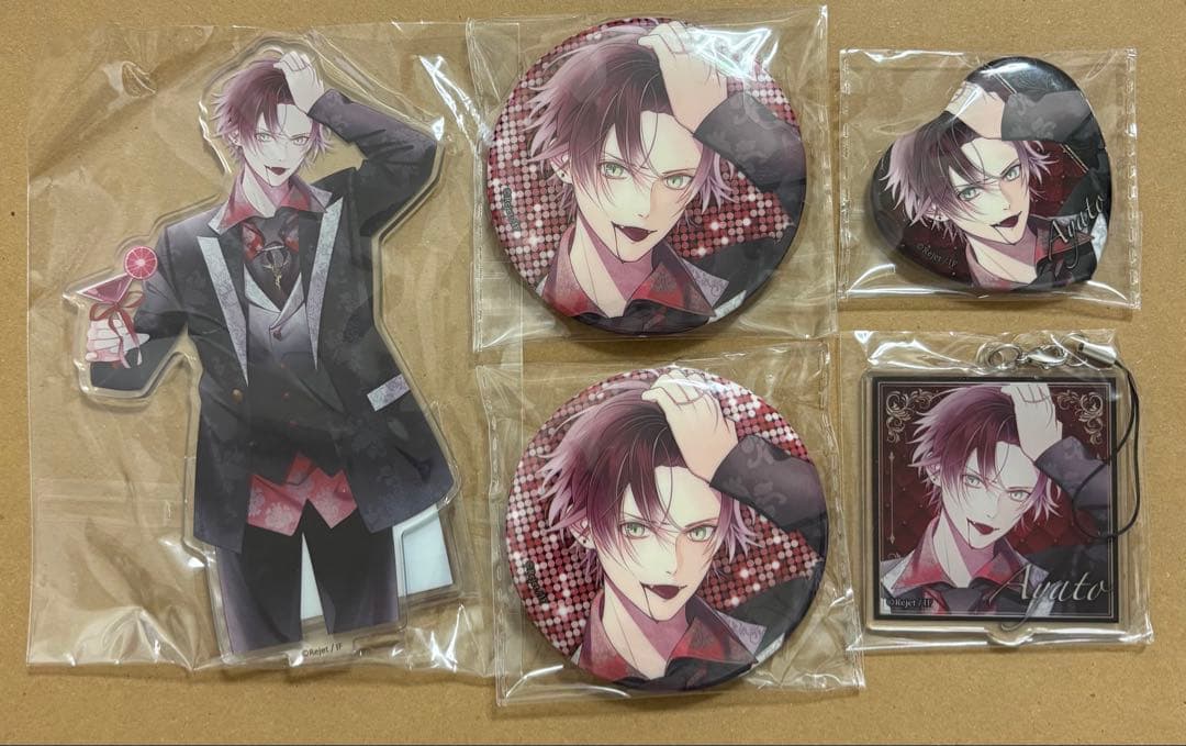 ディアラバ　逆巻アヤト　アクスタ　缶バッジ　くじ　真万魔殿