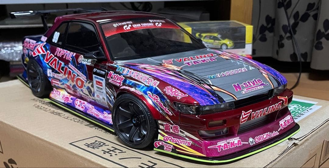 1/10 アディクション　S13 シルビア V8 2024中村直樹　未使用ボディ