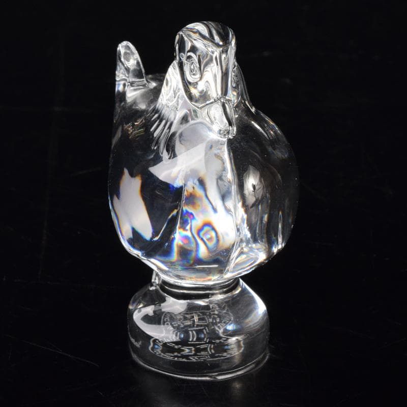 Baccarat　バカラ　クリスタルガラス　鳥　置物　箱付　V　6996