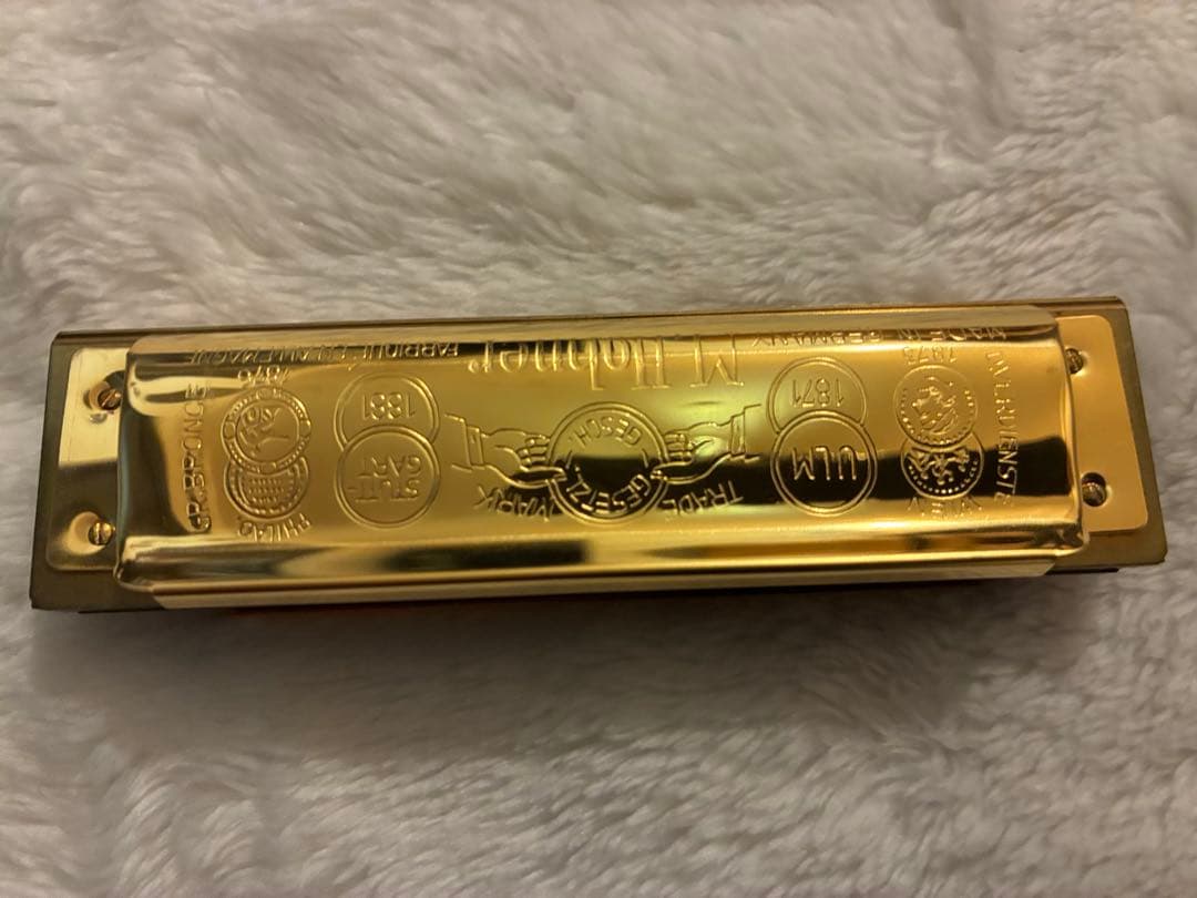 管楽器・吹奏楽器 M. Hohner Marine Band Gold 1896/20 C