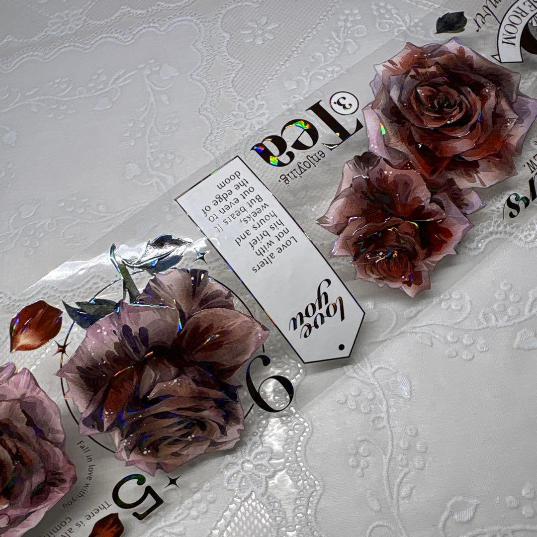 【１３】 海外 マステ 中古巻 PET マスキング テープ