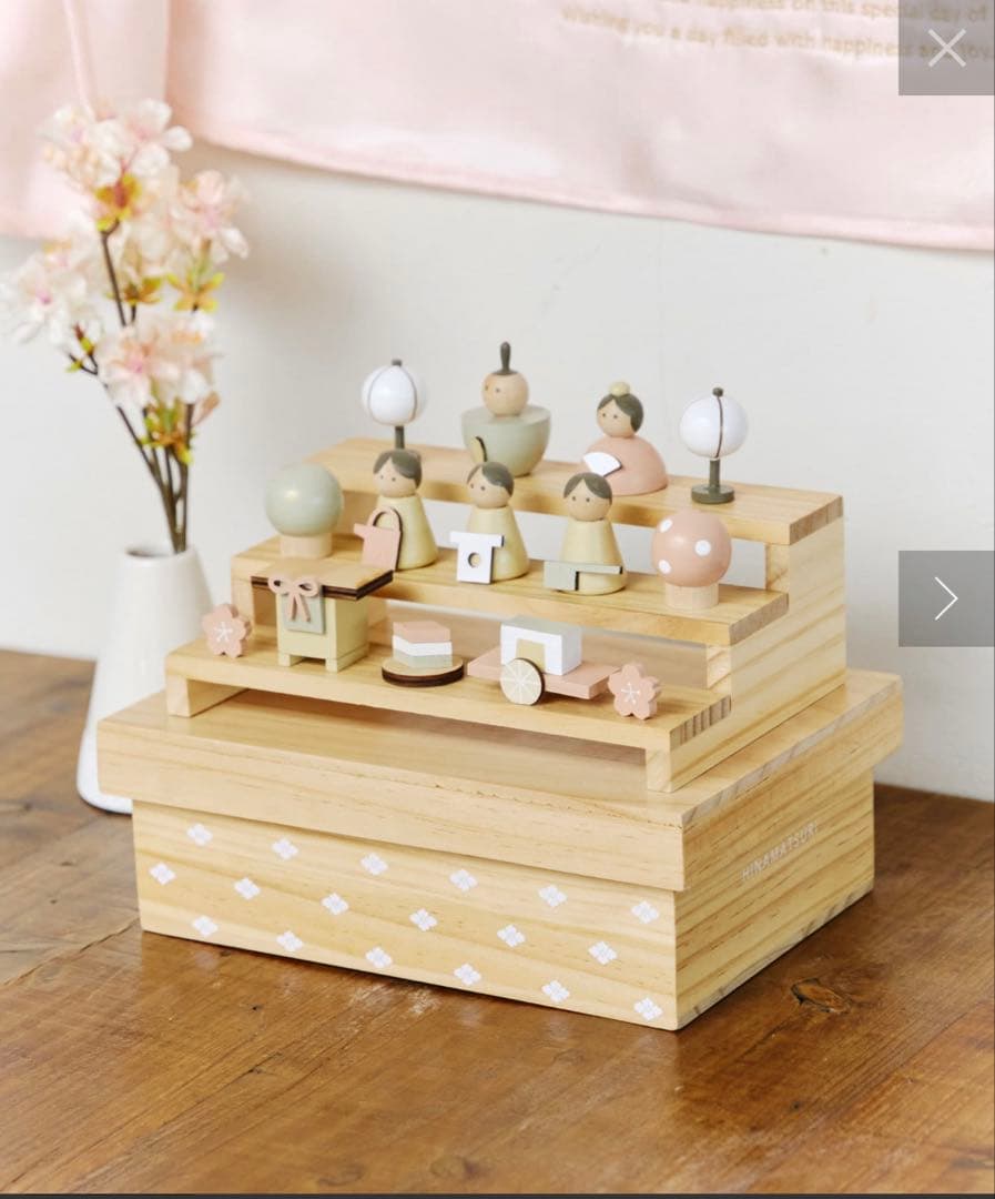 salut(サリュ) 収納できる雛人形セット/ひなまつり