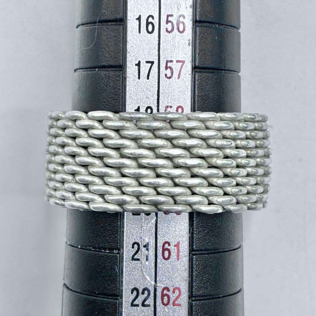 【大きいサイズ】ティファニー 19号 サマセットリング シルバー 指輪 美品