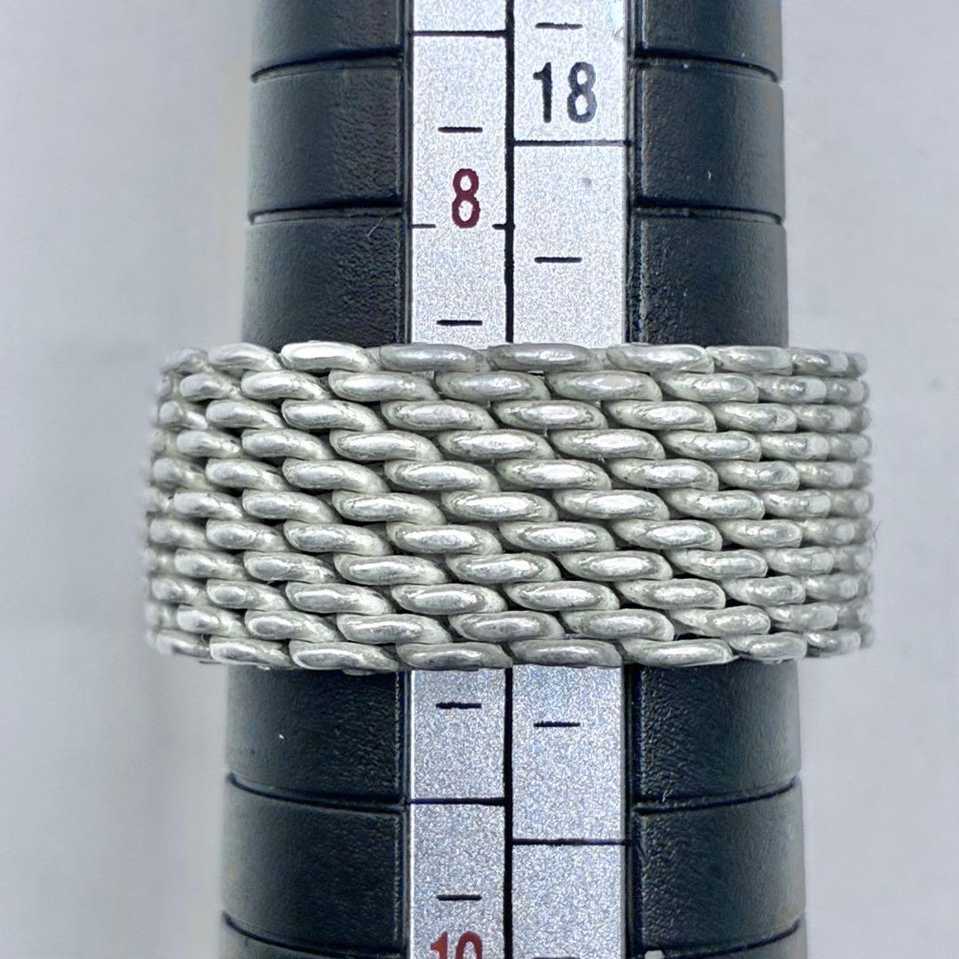 【大きいサイズ】ティファニー 19号 サマセットリング シルバー 指輪 美品