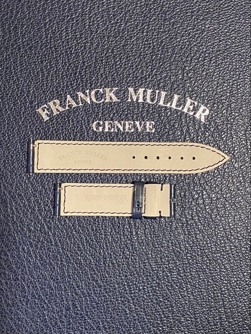 16mm フランクミュラー 純正 ダークブルー ストラップ ベルト