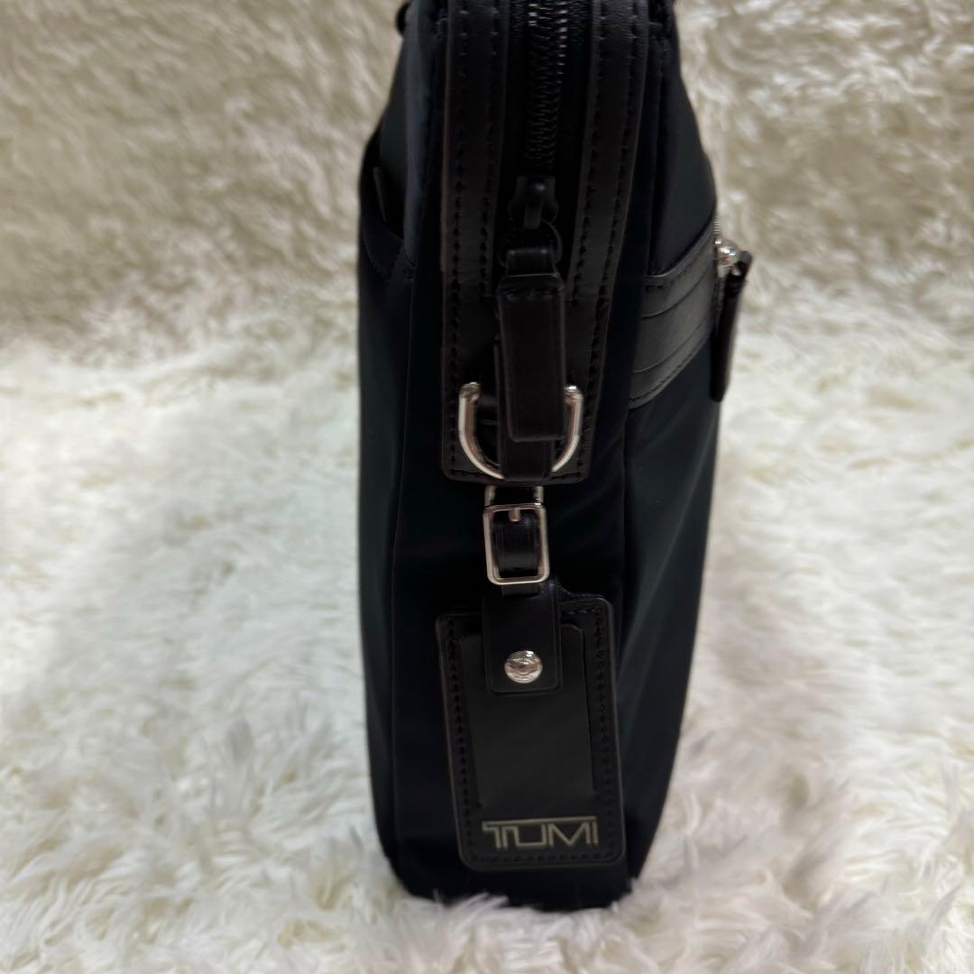 TUMI ビジネスバッグ　ブリーフケース　ショルダー　ナイロン　黒　2way