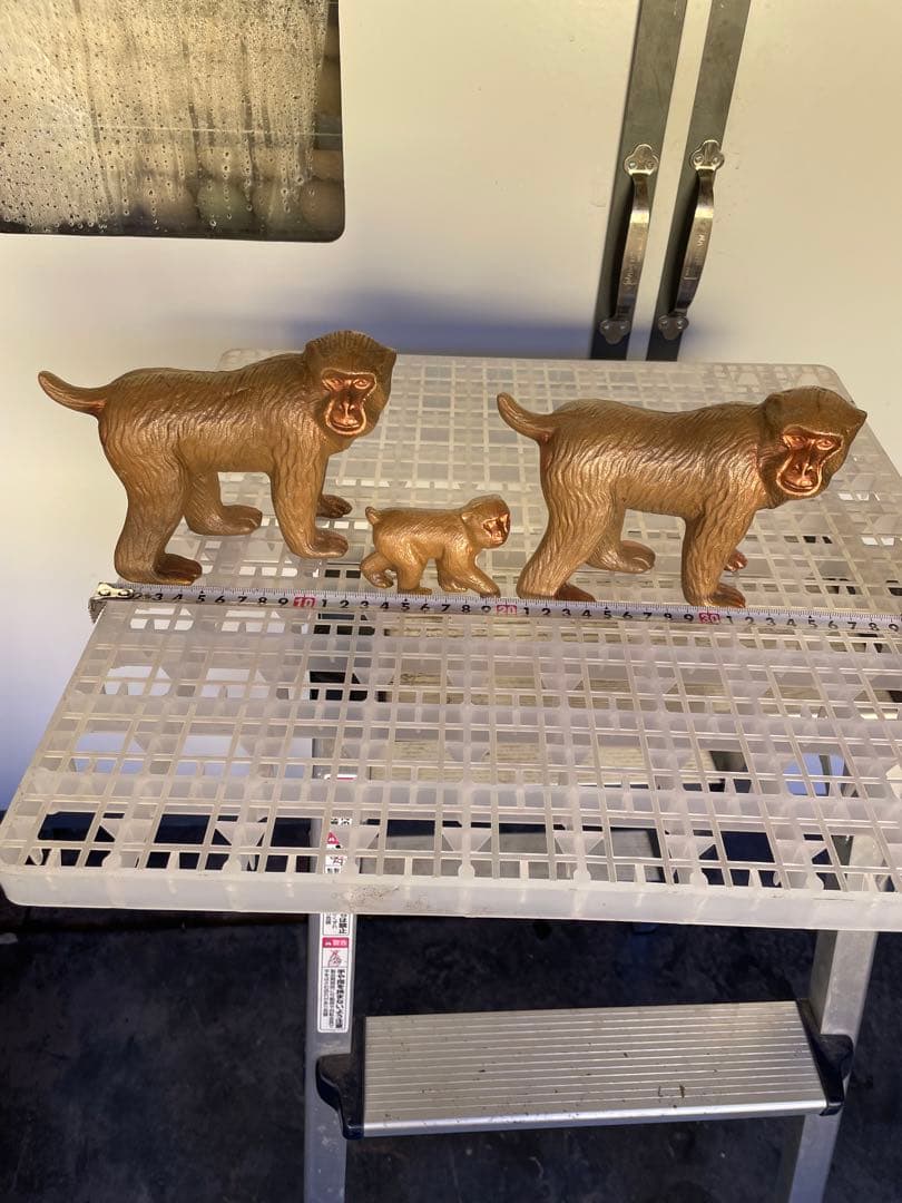 猿のフィギュア 3体セット