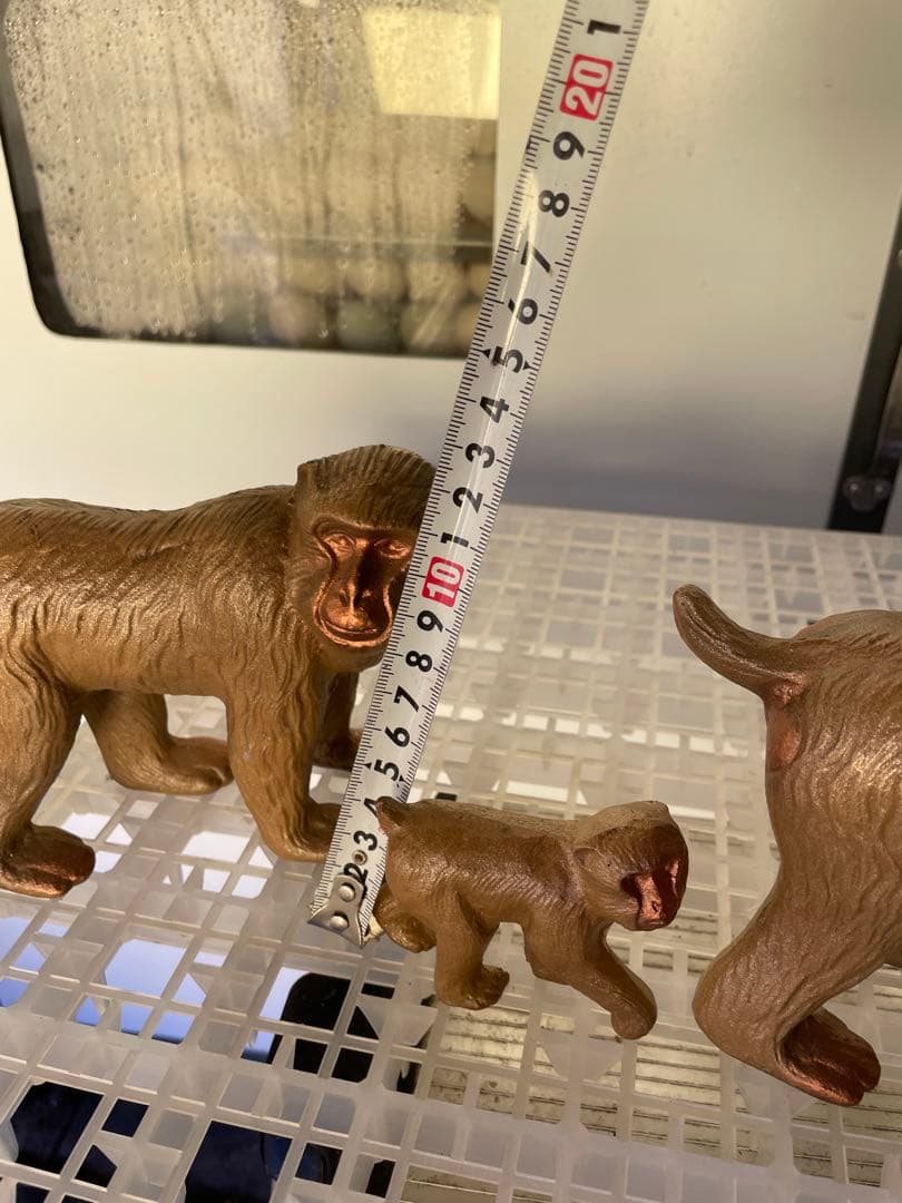 猿のフィギュア 3体セット