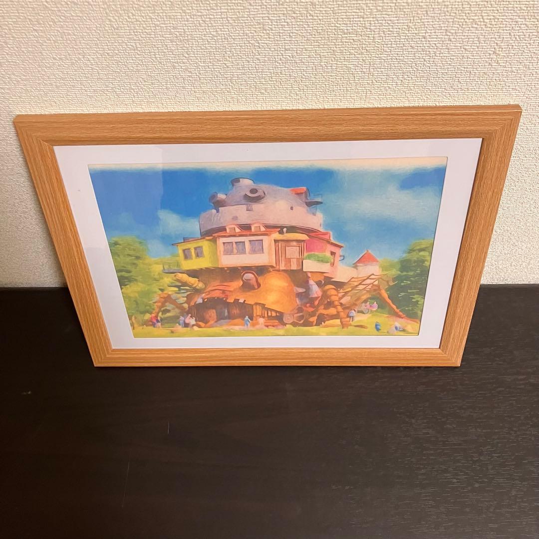 ジブリアート① 天空の城ラピュタより「ジャングルの古城」32.7㎝×24.0㎝