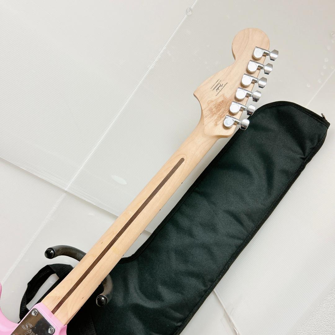 美品 Squier スクワイヤー Mustang ムスタング ピンク ケース付き