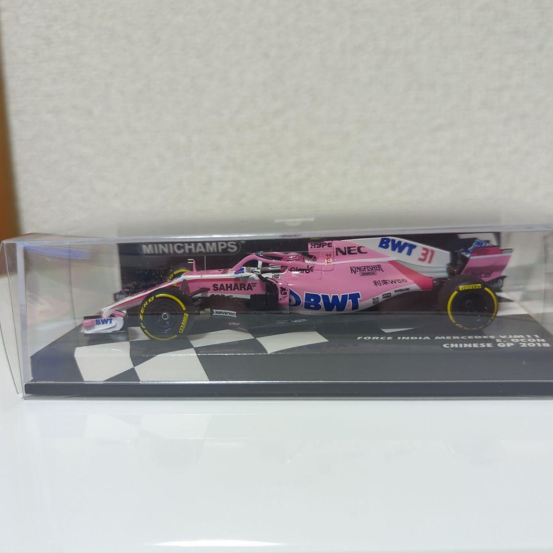 g*7様 ミニチャンプス1/43Ｆ１2018年フォースインディア