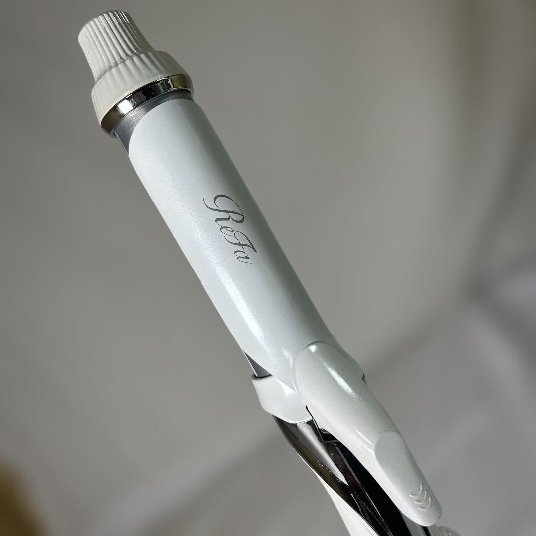 【sr/10.4/10】ReFa ホワイト カールヘアアイロン