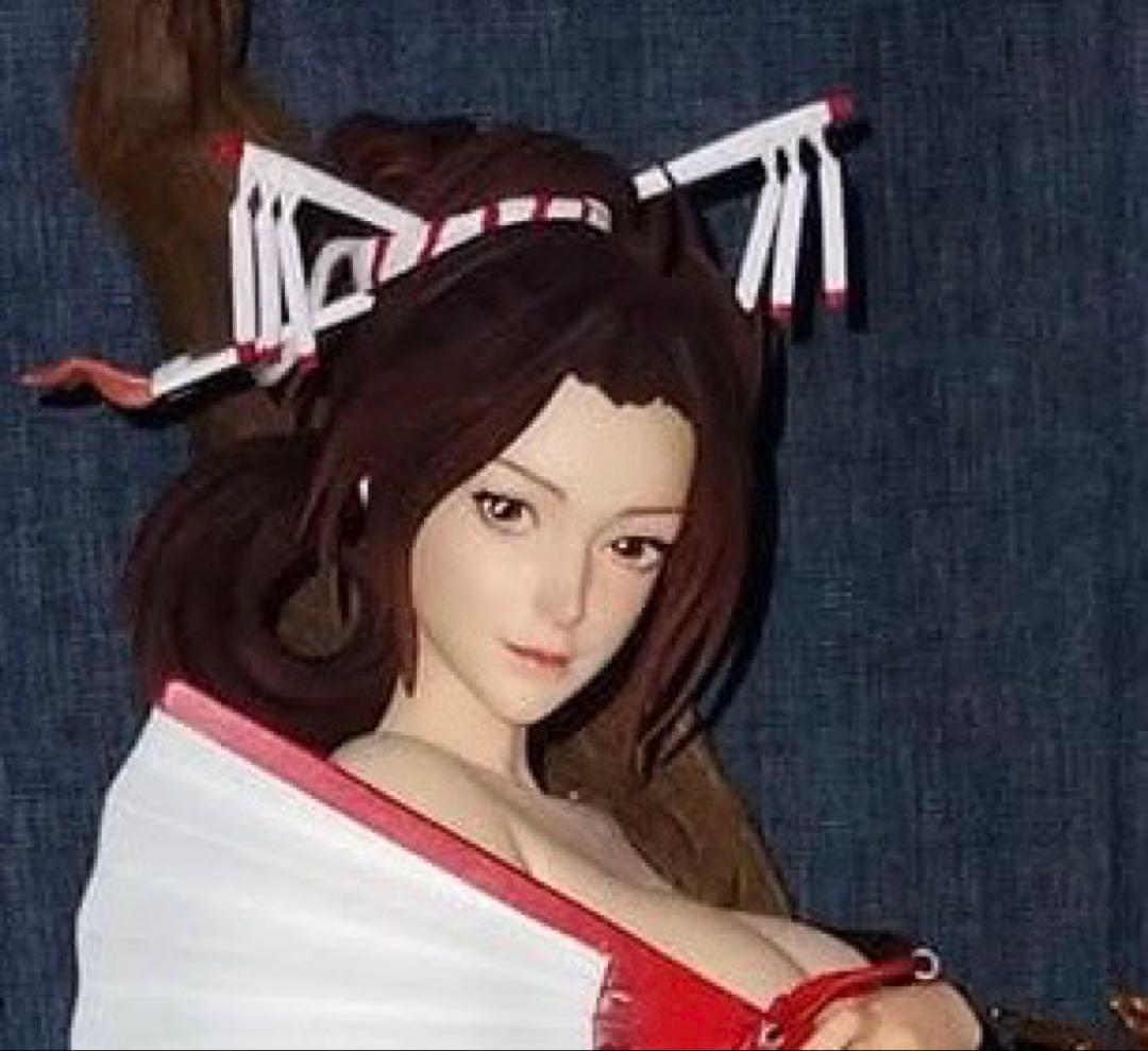 【匿名配送】KOF 不知火舞 1/4 スタチュー フィギュア艶姿ver.