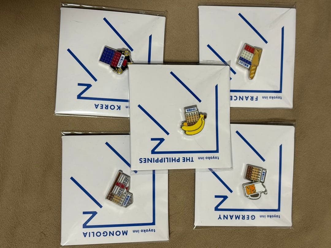 東横INN 限定 ピンバッジ 5点