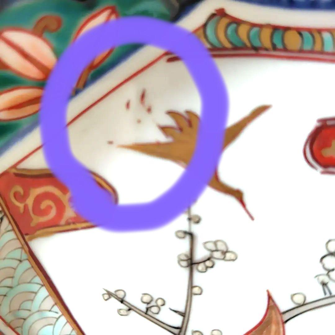 古伊万里　色絵　八角形陶磁器皿 5枚セット　※メルカリのみ出品