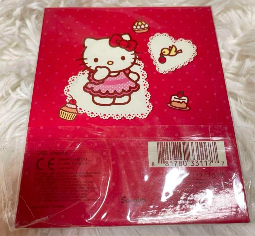 【未使用】ハローキティ　メモ帳　スイーツメモ