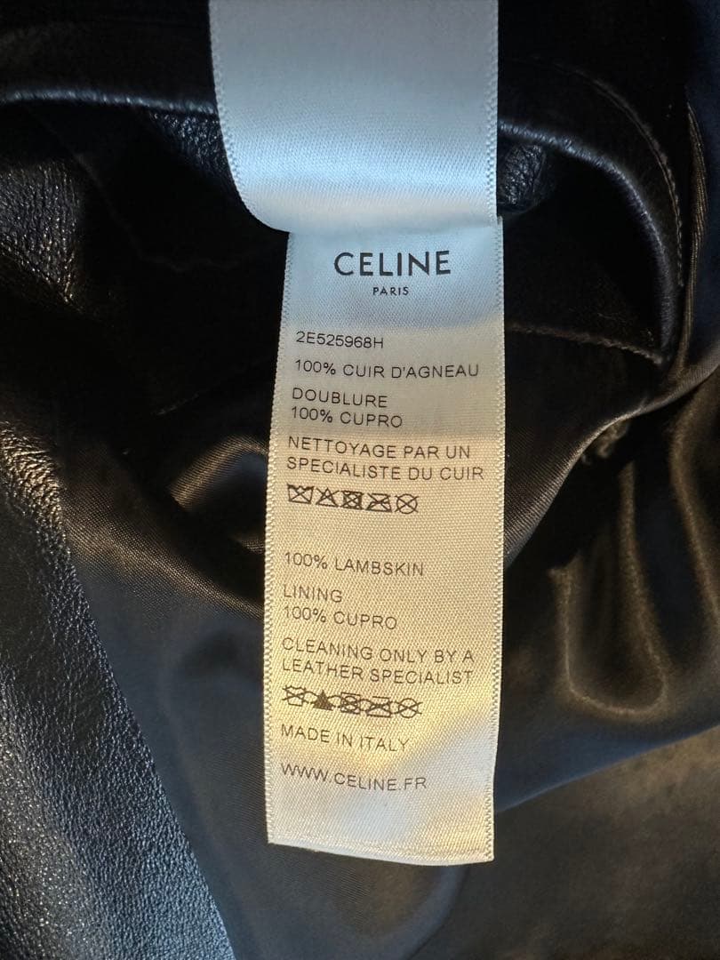 【LIFE】セリーヌ レザージャケット エディスリマン着 20ss