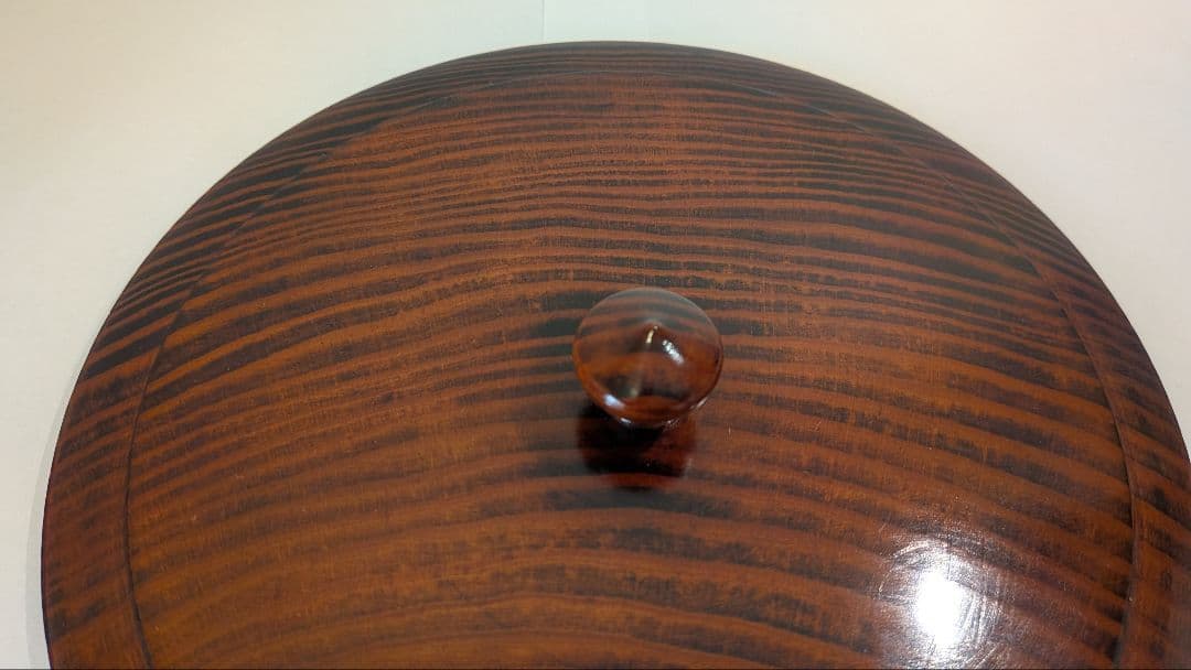 『三浦松香』鮟鱇水指　茶道具木製　岩国市　日本工芸会正会員　くりぬき