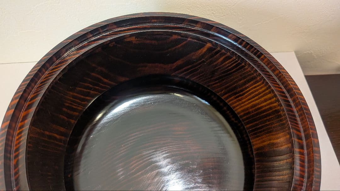 『三浦松香』鮟鱇水指　茶道具木製　岩国市　日本工芸会正会員　くりぬき