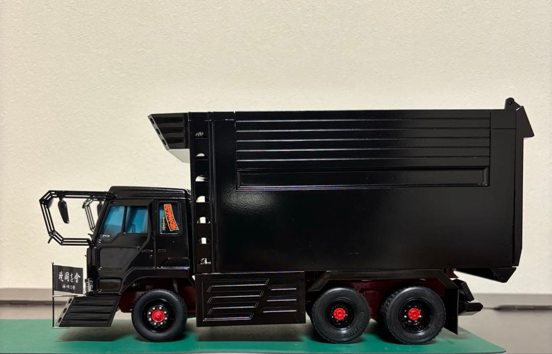 デコトラプラモデル　アオシマ 1/32 海峡道塾 博道丸　完成品　デカ箱　ダンプ