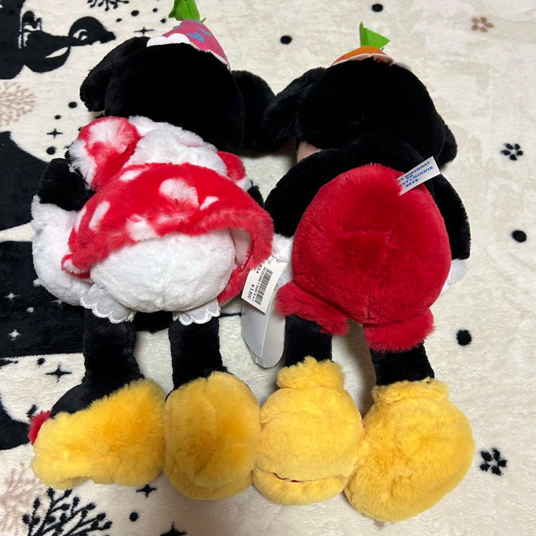 未使用タグ付き　ディズニーリゾート　ミッキーミニーバースデー2019 ぬいぐるみ