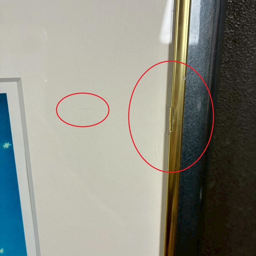 藤城清治「こびとの音楽隊」ダイヤモンドスクリーニング 直筆サイン入り 影絵作家